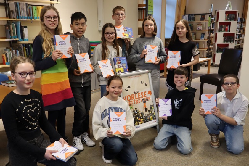 Die zehn Schul-Sieger aus dem Landkreis, die am Regional-Entscheid teilnahmen. Fotos: Brendel