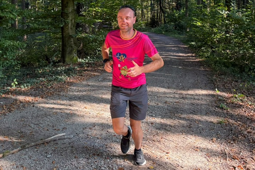 Laufen ist sein Leben: Extrem-Sportler Christian Schuster aus Pfaffenhofen. Foto: privat